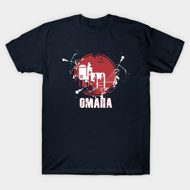 Omaha skyline tee T-Shirt by DimDom